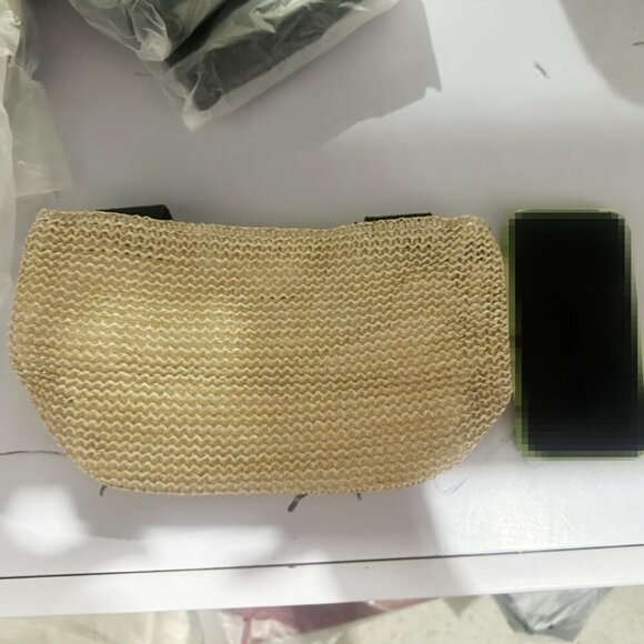 Summer Rattan Bag Handwoven Straw Shoulder Bag Small Occasion Stylish - Picture 5 of 7